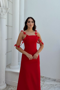 Askı Çiçek Detay Tasarım Abiye 1143