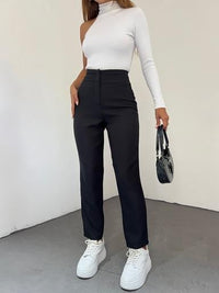 Arka Fileto Pantolon 23422 SİYAH
