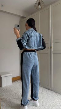 Daisy Jean Ceket Detay Takım 2650 SİYAH