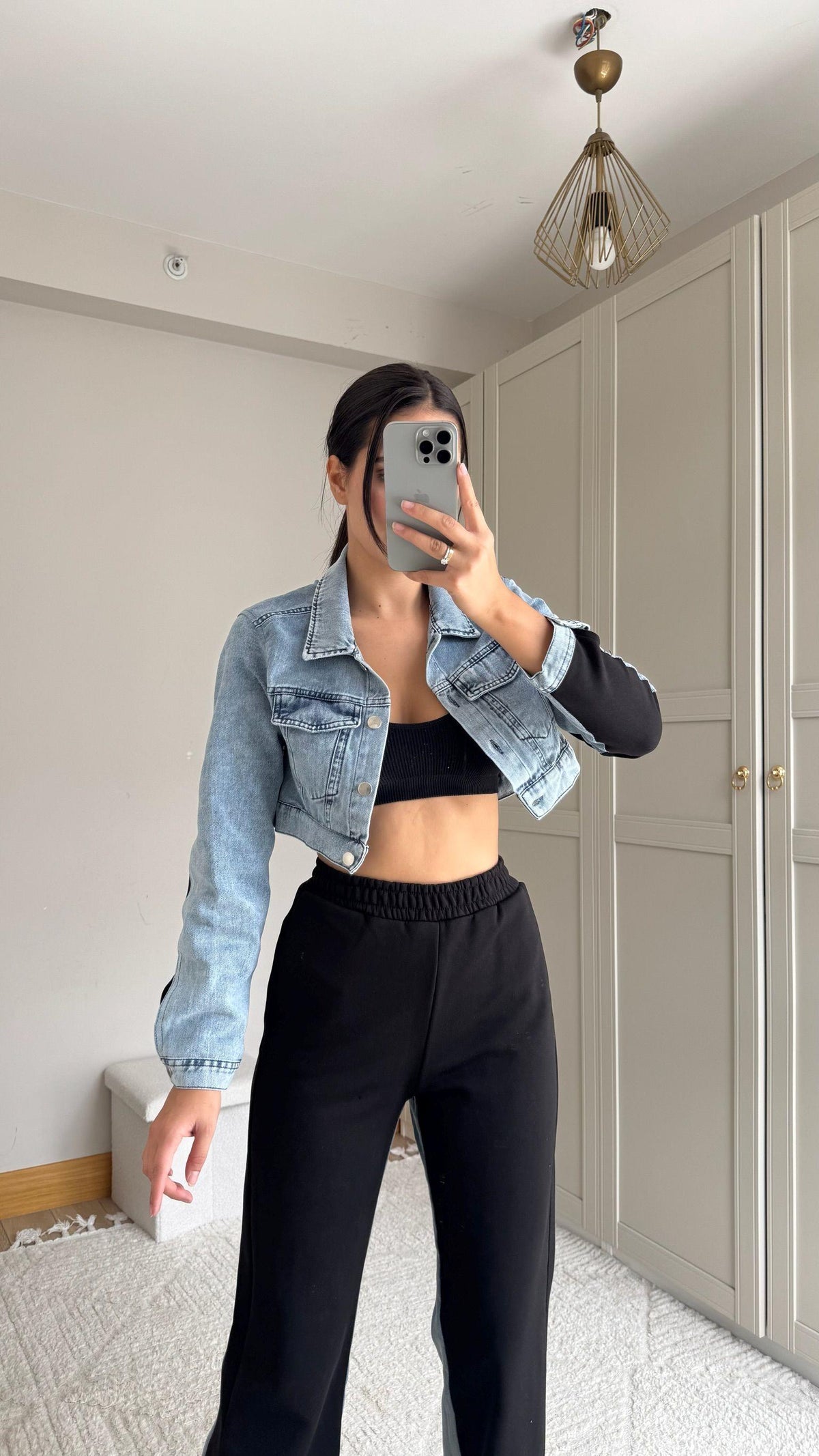 Daisy Jean Ceket Detay Takım 2650 SİYAH
