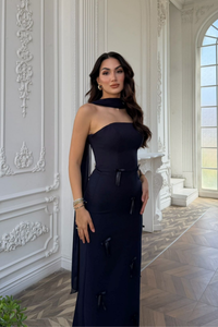 Elira Kurdele Detay Abiye 1170 LACİVERT