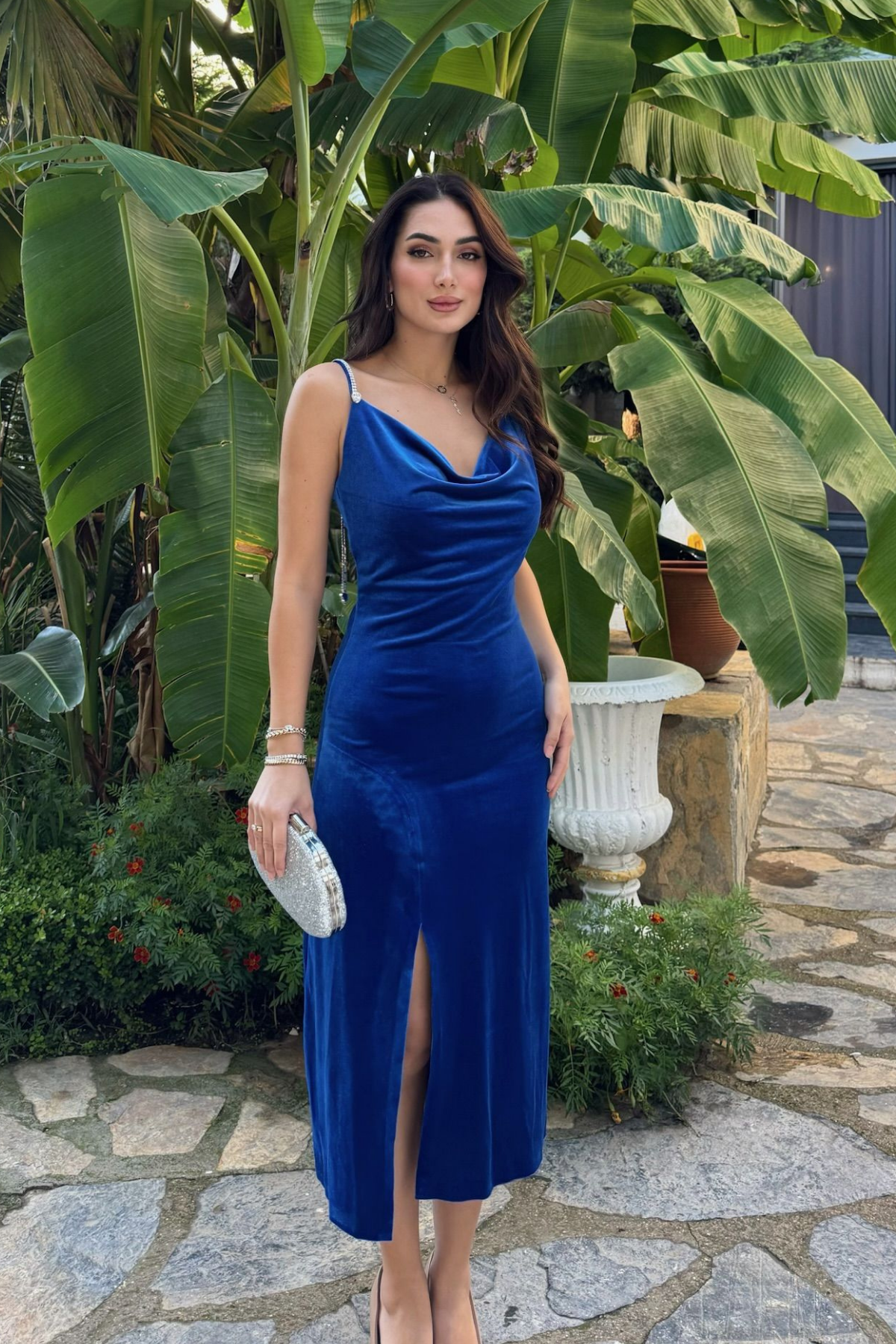 Haven Zincir Detaylı Midi Boy Elbise 9333 SAKS