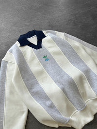 Jose Polo Yaka Sweatshirt 1907 GRİ