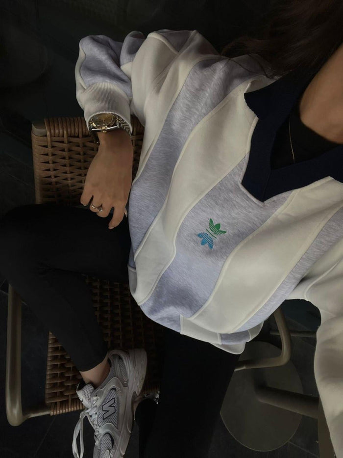 Jose Polo Yaka Sweatshirt 1907 GRİ