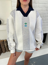 Jose Polo Yaka Sweatshirt 1907 GRİ