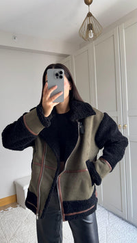 Kevin Oversize Tasarım Kaban 50024 HAKİ