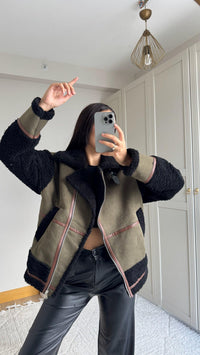 Kevin Oversize Tasarım Kaban 50024 HAKİ