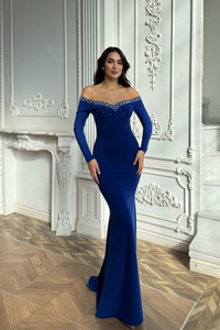 Layana Madonna Yaka Abiye 583101 SAKS MAVİSİ
