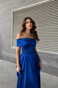 Oliver Madonna Yaka Abiye 582611 SAKS MAVİSİ