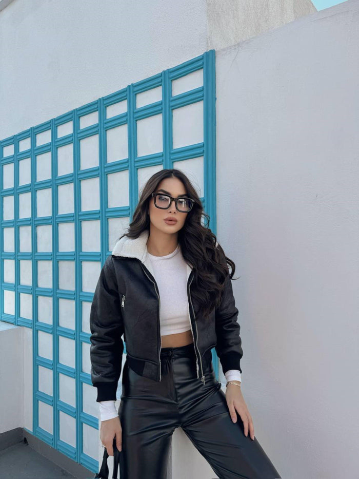 Ribana Detay Crop Kaban 2148 SİYAH