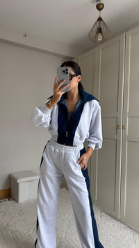 Violet Jean Detay Tasarım Takım 2640 AÇIK GRİ