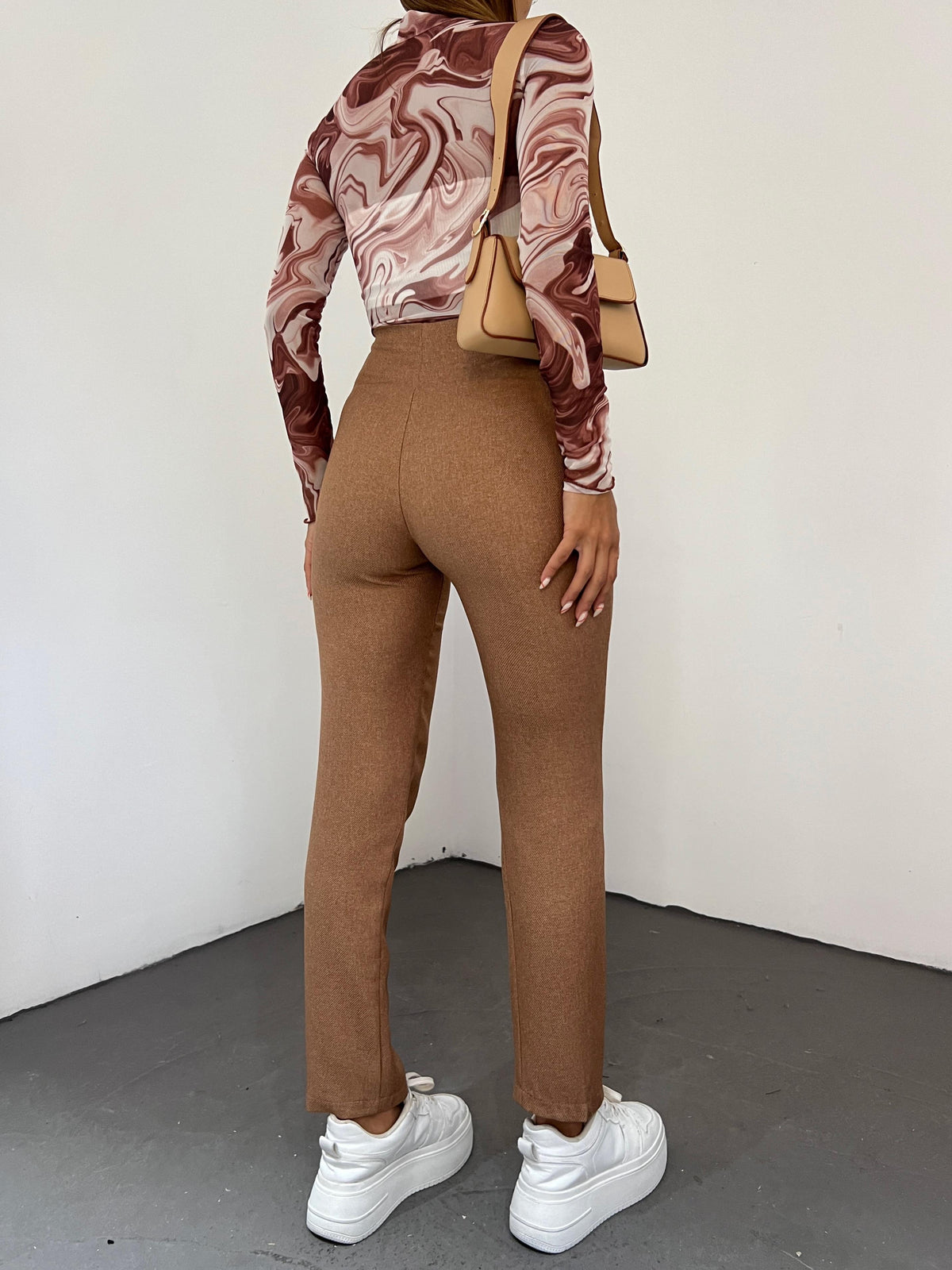 Zara Pantolon 23407 VİZON